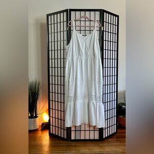 BloomChic White Lace Panel Midi Dress | Size US 26